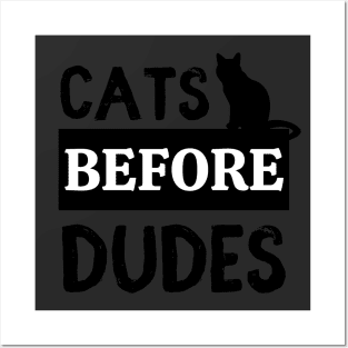 Cats Before Dudes Posters and Art